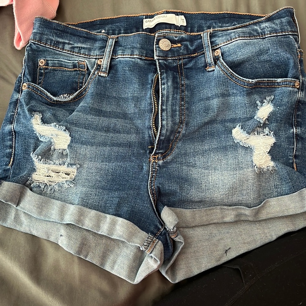 Jean shorts from garage